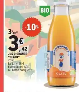 E.Leclerc OLATU Jus d'orange offre