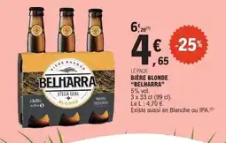 E.Leclerc BELHARRA Bière blonde offre