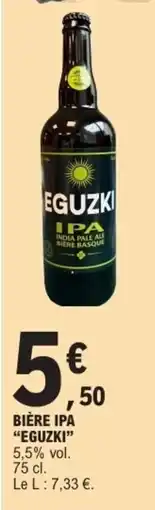 E.Leclerc EGUZKI Bière ipa offre