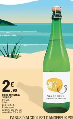 E.Leclerc KUPELA Cidre artisanal offre