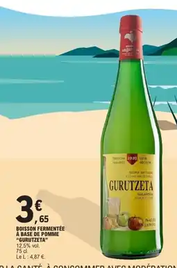 E.Leclerc GURUTZETA Boisson fermentée à base de pomme offre