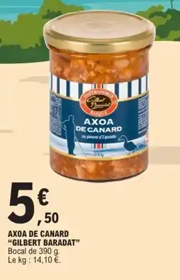 E.Leclerc GILBERT BARADAT Axoa de canard offre