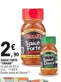 E.Leclerc SAKARI Sauce forte offre