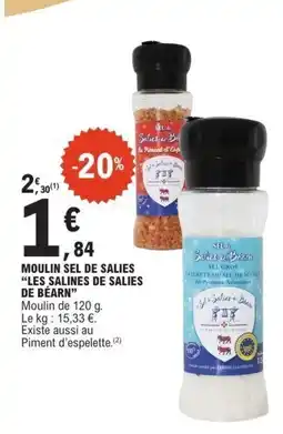 E.Leclerc LES SALINES DE SALIES DE BÉARN Moulin sel de salies offre