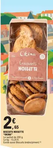 E.Leclerc Biscuits noisette offre