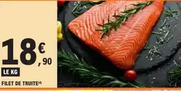 E.Leclerc Filet de truite offre