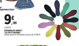 E.Leclerc Espadrilles unies le petit basque offre