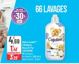 G20 Cajoline Adoucissant L'Original Doux & Pur offre