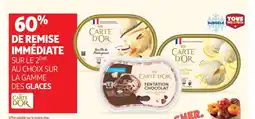 Auchan CARTE D'OR Sur la gamme des glaces offre