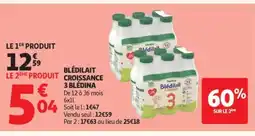 Auchan Blédilait croissance 3 blédina offre