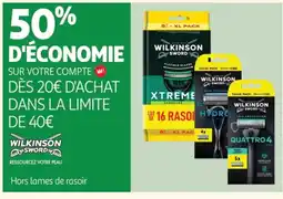 Auchan WILKINSON SWORD offre