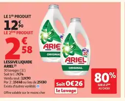 Auchan ARIEL Lessive liquide offre