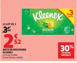 Auchan KLEENEX Boite de mouchoirs offre