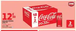 Auchan COCA COLA Original canettes offre