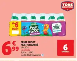 Auchan FRUIT SHOOT Multivitaminé offre