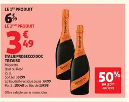 Auchan TREVISO Italie prosecco doc offre