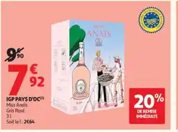 Auchan MISS ANAÏS Igp pays d'oc offre