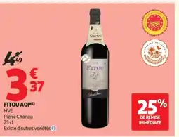 Auchan PIERRE CHANAU Fitou aop offre