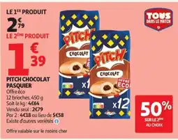 Auchan PASQUIER Pitch chocolat offre