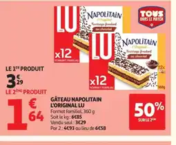 Auchan LU Gâteau napolitain l'original offre