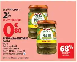 Auchan SACLA Pesto alla genovese offre