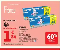 Auchan ACTIMEL offre