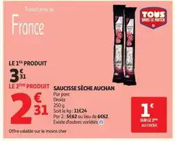 Auchan AUCHAN Saucisse sèche offre
