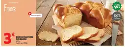 Auchan Brioche nanterre pur beurre offre