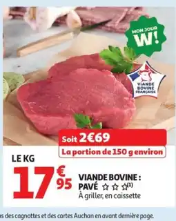 Auchan Viande bovine: pave offre