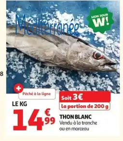 Auchan Thon blanc offre