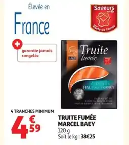 Auchan MARCEL BAEY Truite fumée offre