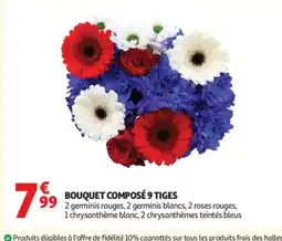 Auchan Bouquet composé 9 tiges offre