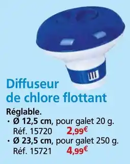 Provence Outillage Diffuseur de chlore flottant offre