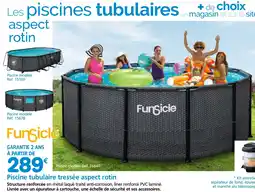 Provence Outillage Piscine tubulaire tressée aspect rotin offre