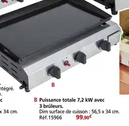 Provence Outillage Puissance totale 7,2 kW avec 3 brûleurs offre