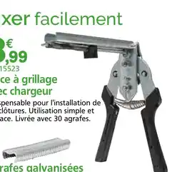 Provence Outillage Pince à grillage avec chargeur offre