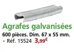 Provence Outillage Agrafes galvanisées offre