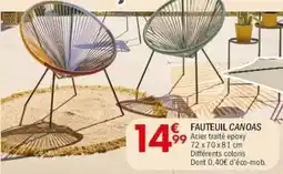 La Foir'Fouille Fauteuil canoas offre