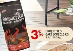 La Foir'Fouille Briquettes barbecue offre