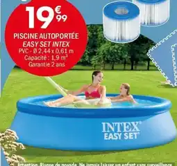 La Foir'Fouille INTEX Piscine autoportée easy set offre