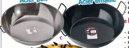 Provence Outillage Plat à paella haut Acier poli offre