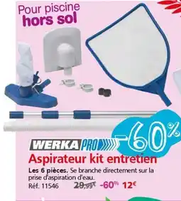 Provence Outillage WERKA PRO Aspirateur kit entretien offre