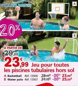 Provence Outillage Jeu pour toutes les piscines tubulaires hors sol offre