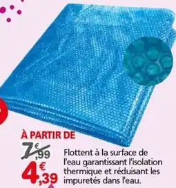 Provence Outillage Flottent à la surface de thermique et réduisant les impuretés dans l'eau offre