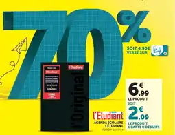 Hyper U AGENDA SCOLAIRE L'ÉTUDIANT offre