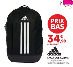 Hyper U SAC À DOS ADIDAS offre