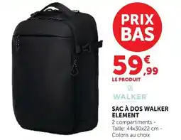 Hyper U SAC À DOS WALKER ELEMENT offre