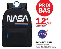 Hyper U SAC À DOS NASA offre