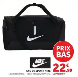 Hyper U SAC DE SPORT NIKE offre