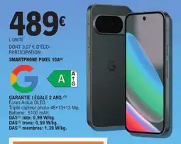 E.Leclerc Google Smartphone Pixel 10A offre
